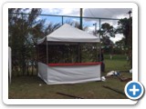 Tenda Piramidal 3x3m com balcão e saia