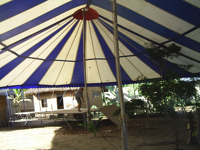 Lona tipo circo 16x23m (interior)