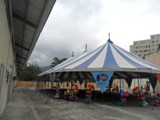 Lona tipo circo 16x30m 
Festa de Aniversário
Hospital Quinta Dor
Quinta da Boavista - RJ