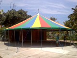 Lona tipo circo 15x15m